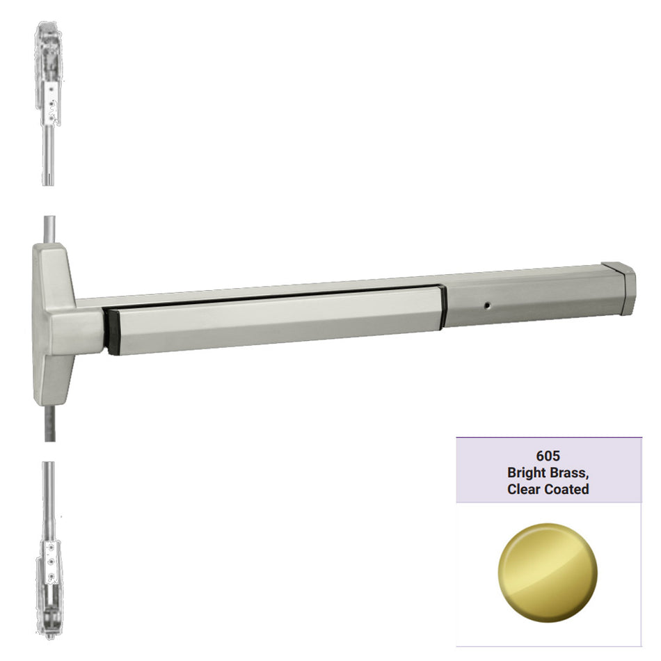 Accentra 7220M Series Narrow Stile Concealed Vertical Rod Exit Device
