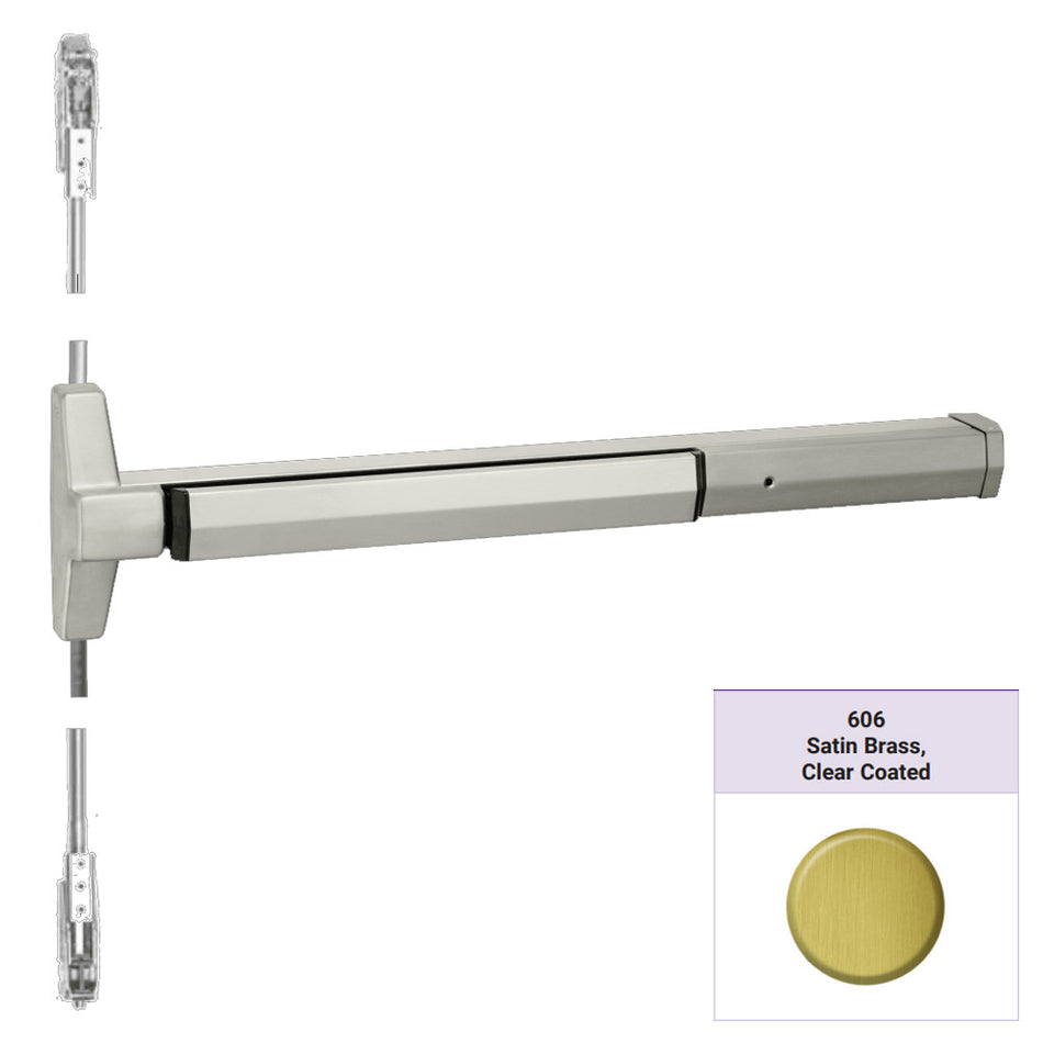 Accentra 7220M Series Narrow Stile Concealed Vertical Rod Exit Device