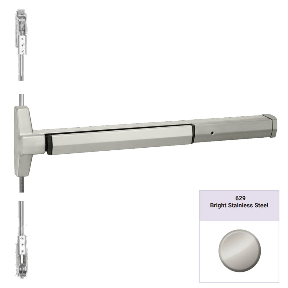 Accentra 7220M Series Narrow Stile Concealed Vertical Rod Exit Device