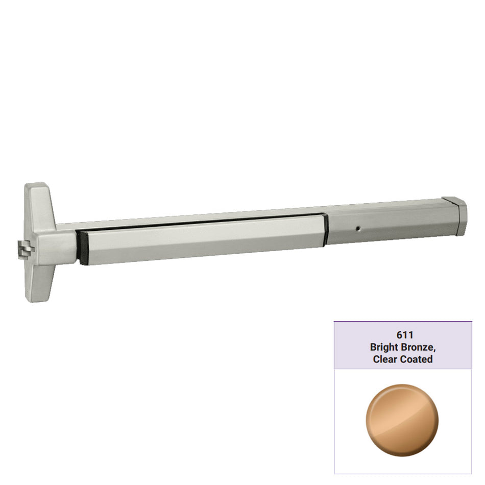 Accentra 7250 Series Narrow Stile SquareBolt Exit Device