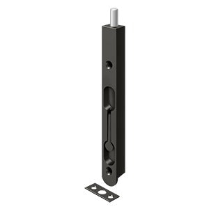 Deltana 7FBZ 7" Flush Bolt, Zinc