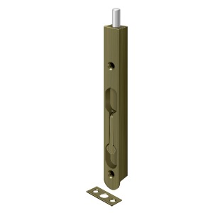 Deltana 7FBZ 7" Flush Bolt, Zinc