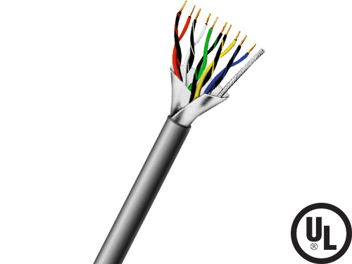 Aiphone 86221025C - 5 Pair 22AWG, PE Shielded Wire, 250'