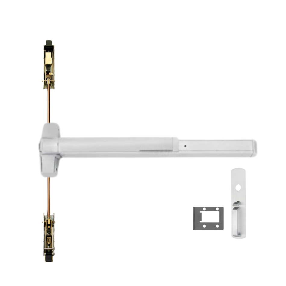 Von Duprin 9847WDC-TP/9947WDC-TP - Thumbpiece Wood Door Concealed Vertical Rod Device
