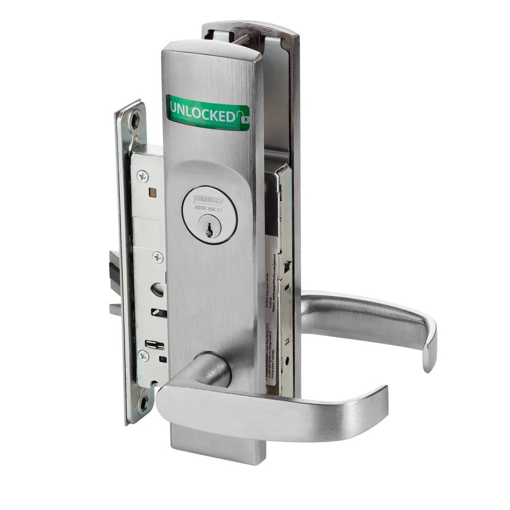 Sargent 8200 Series - (8270-8271) Electromechanical Satin Chrome