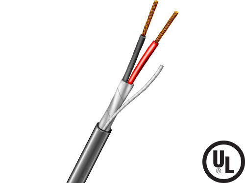 Aiphone 82220250C -  2 Conductor 22AWG, Shielded Wire, 500'