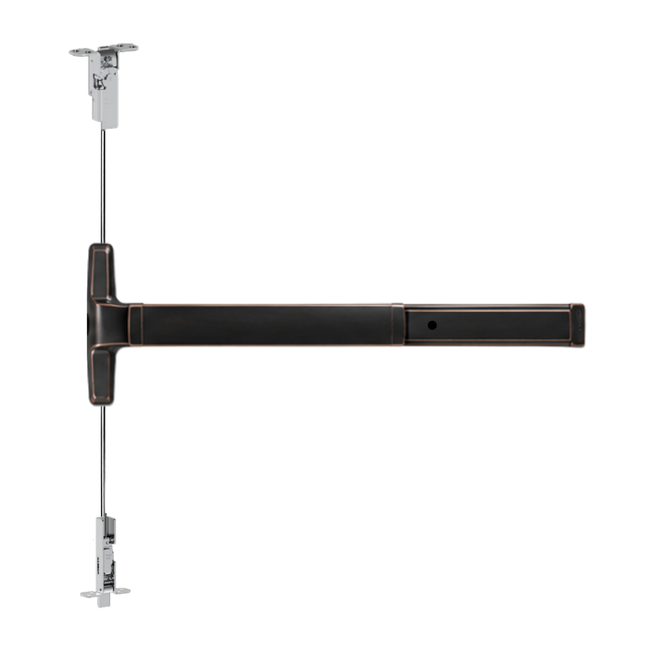 Von Duprin 3350AWDC-EO/3550AWDC-EO - Exit Only Wood Door Concealed Vertical Cable Devices