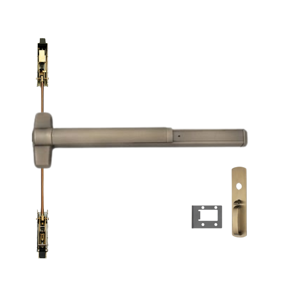 Von Duprin 9847WDC-TP/9947WDC-TP - Thumbpiece Wood Door Concealed Vertical Rod Device