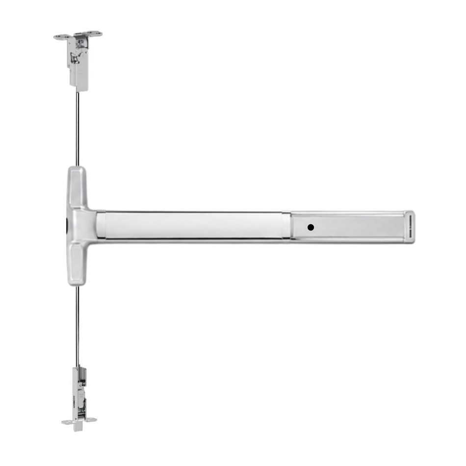 Von Duprin 3350AWDC-EO/3550AWDC-EO - Exit Only Wood Door Concealed Vertical Cable Devices
