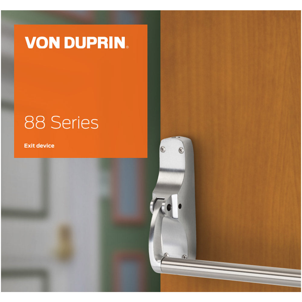 Von Duprin 88EO Rim Crossbar Exit Device 88 Series - Exit Only