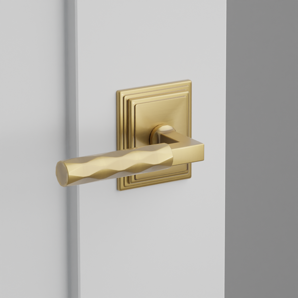 Emtek Tribeca Lever with Wilshire Rosette
