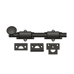 Deltana 8SB 8" Surface Bolt, Heavy-Duty, Solid Brass