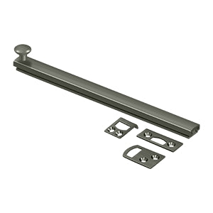 Deltana 8SBCS 8" Solid Brass Surface Bolt, Concealed Screws, HD
