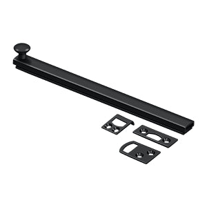 Deltana 8SBCS 8" Solid Brass Surface Bolt, Concealed Screws, HD