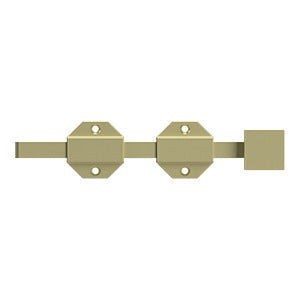 Deltana 8SBM 8" Modern Surface Bolt, Heavy-Duty, Solid Brass