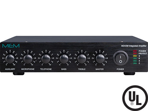 Aiphone - MD60M 60W INTEGRATED AMP