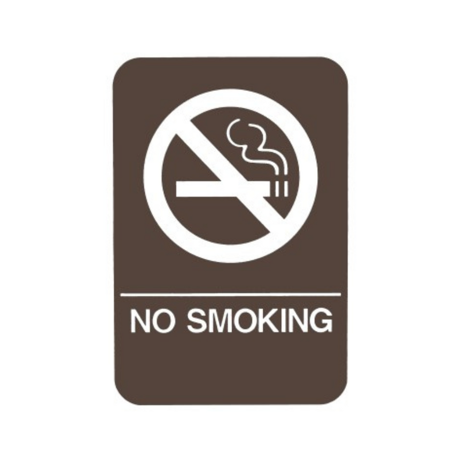 Don-jo HS-9060-22 ADA Sign No Smoking