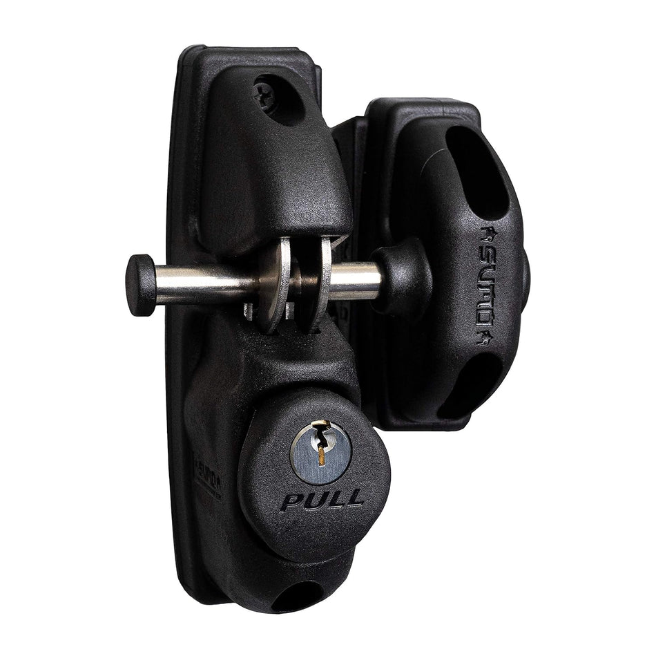 LockeyUSA Sumo Gravity Gate Latch, Black