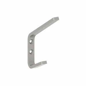 Hager 940P Double Coat Hook Top Hook: 3-15/16", Bottom Hook: 2-1/8"