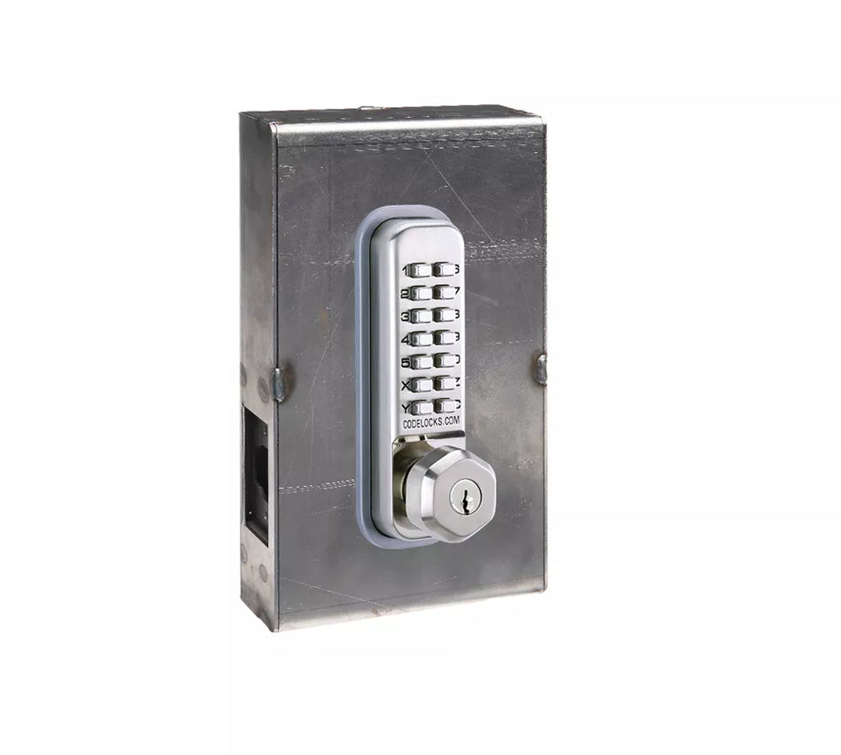 Codelocks CL210 Deadbolt With Key Override - Gate Box Kit