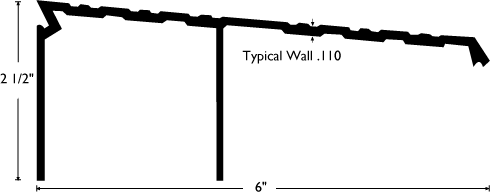 NGP 960 2-1/2" x 6" Interlocking Ramp Component