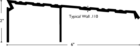 NGP 961 2" x 6" Interlocking Ramp Component