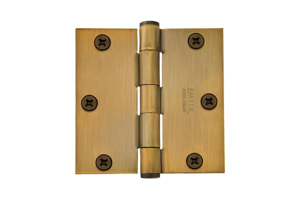 Emtek Residential Duty Plain Bearing Solid Brass Hinges Pair