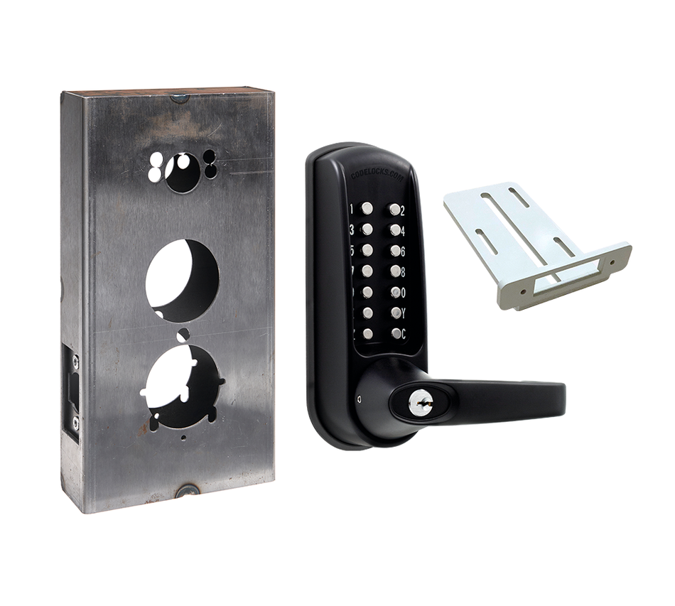 Codelocks CL610 / CL615 Heavy Duty Mechanical Pushbutton Lock - Gate Box Kit