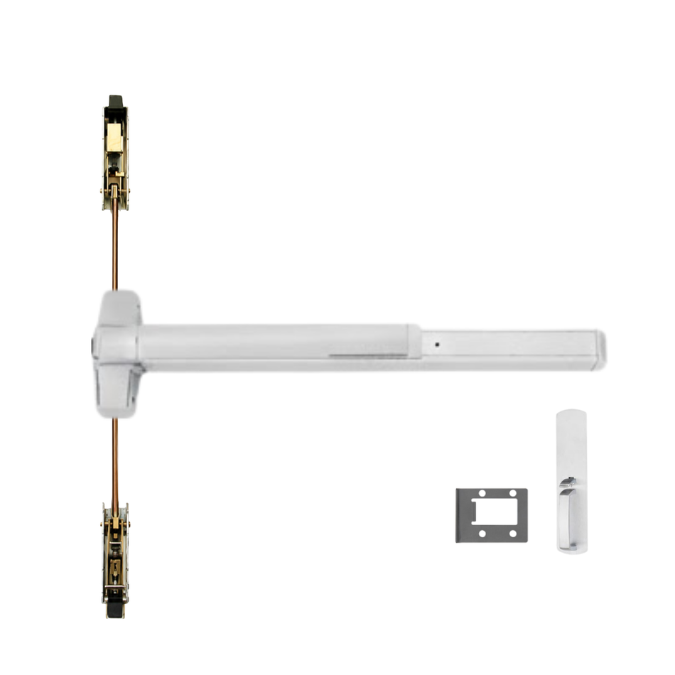 Von Duprin 9847WDC-TP-BE/9947WDC-TP-BE - Thumbpiece, Blank Escutcheon Wood Door Concealed Vertical Rod Device