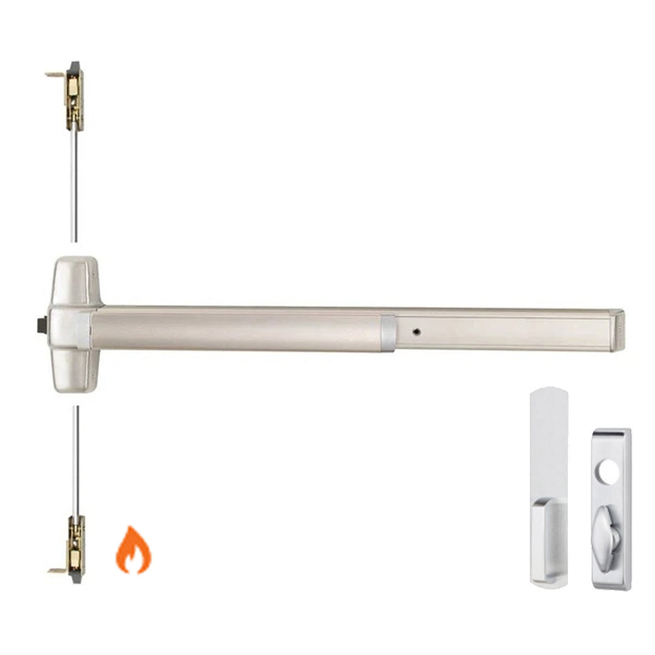 Von Duprin 9847DTF/9947DTF - Dummy Trim Concealed Vertical Rod Device - Fire Rated