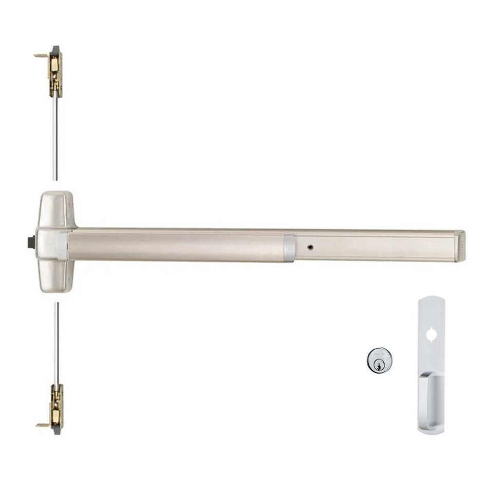 Von Duprin 9857NL-OP/9957NL-OP - Night Latch, Optional Pull Surface Three Point Latch Device