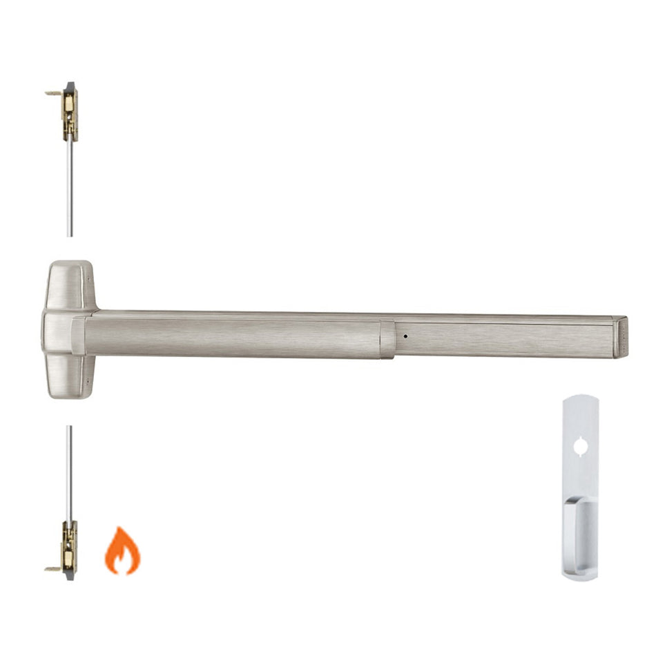 Von Duprin 9847WDC-NL-F/9947WDC-NL-F - Night Latch Wood Door Concealed Vertical Rod Device - Fire Rated