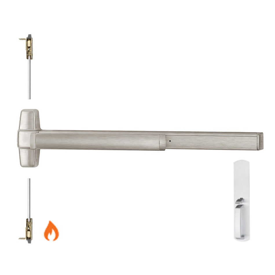 Von Duprin 9847WDC-TP-F/9947WDC-TP-F - Thumbpiece Wood Door Concealed Vertical Rod Device - Fire Rated