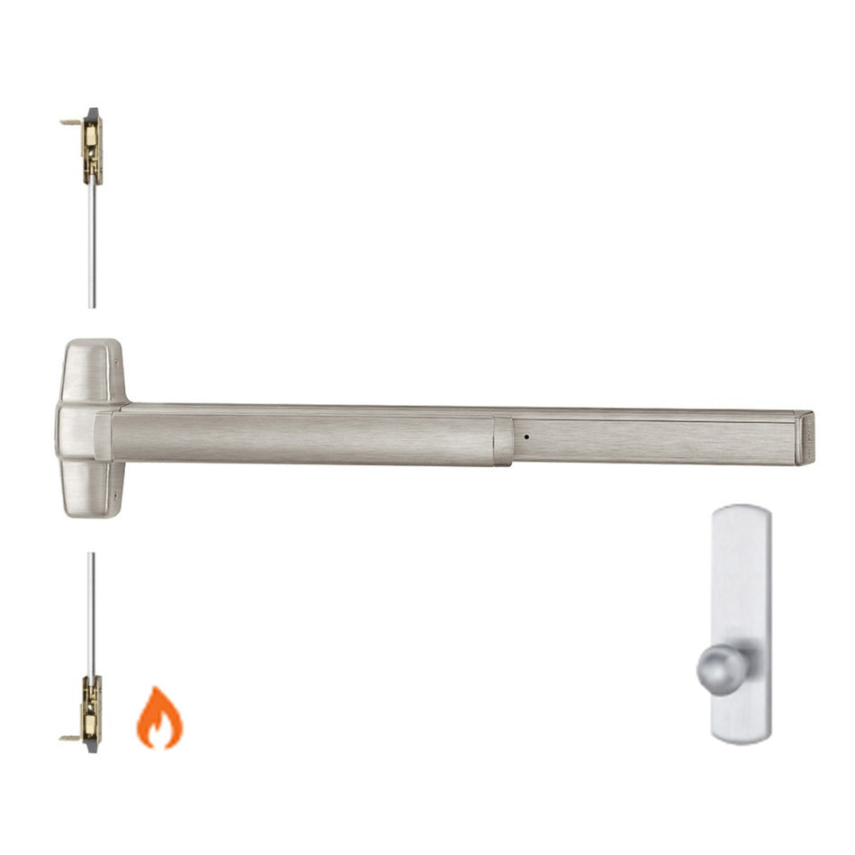 Von Duprin 9848K-F/9948K-F - Knob Concealed Vertical Rod Device - Fire Rated