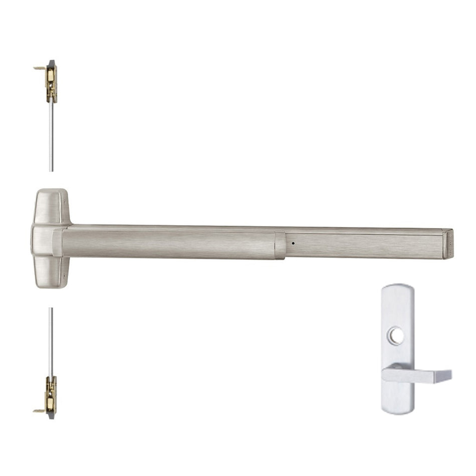 Von Duprin 9848L-BE/9948L-BE - Lever, Blank Escutcheon Concealed Vertical Rod Device
