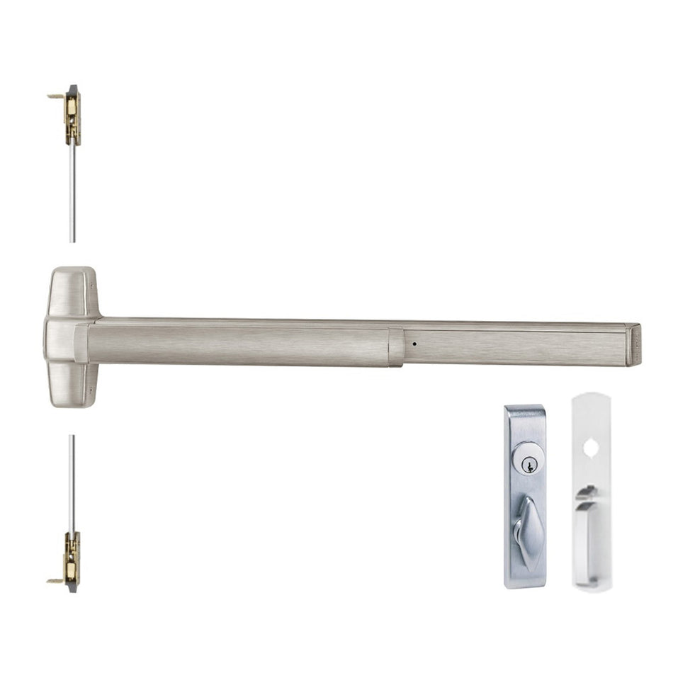 Von Duprin 9848TL-BE/9948TL-BE - Turn Lever, Blank Escutcheon Concealed Vertical Rod Device