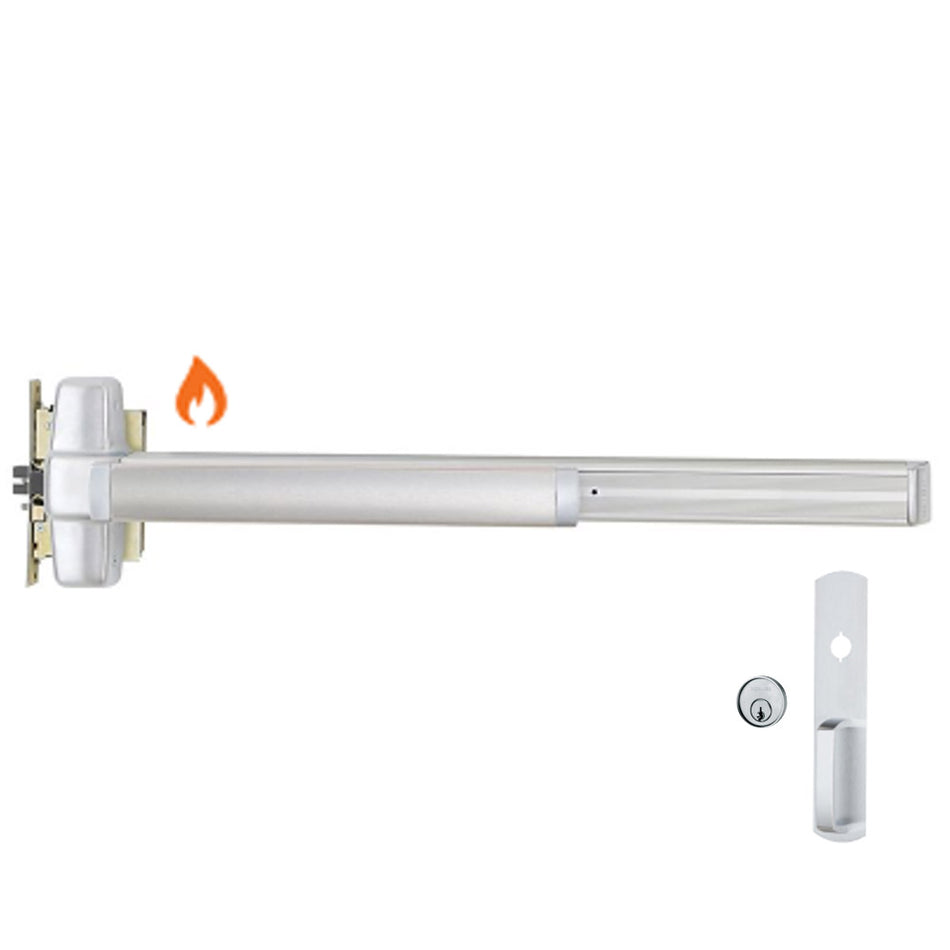 Von Duprin 9875NL-OP-F/9975NL-OP-F - Night Latch, Optional Pull Mortise Lock Device - Fire Rated