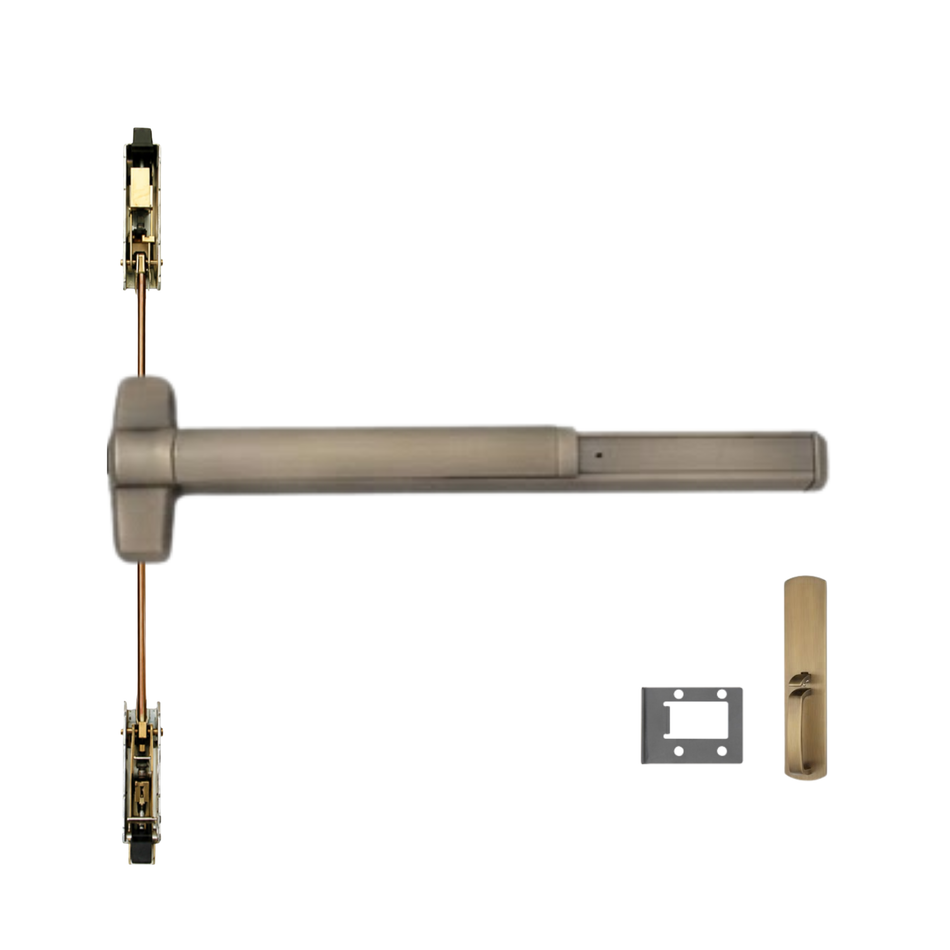 Von Duprin 9847WDC-TP-BE/9947WDC-TP-BE - Thumbpiece, Blank Escutcheon Wood Door Concealed Vertical Rod Device