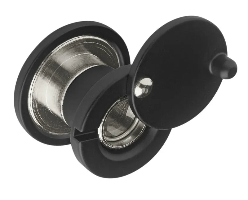 Rockwood 628 Brass Door Viewers with Heavy Duty Privacy Covers