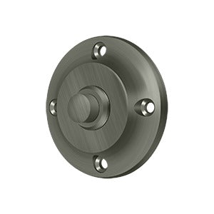Deltana BBR213 Bell Button, Round Contemporary