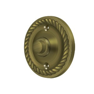 Deltana BBRR213 Bell Button, Round with Rope