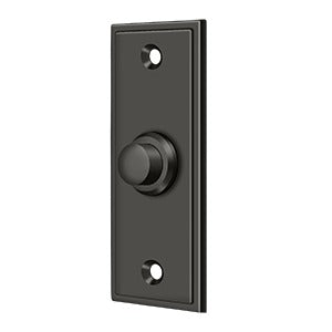 Deltana BBS333 Bell Button, Rectangular, Contemporary
