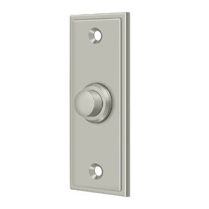 Deltana BBS333 Bell Button, Rectangular, Contemporary