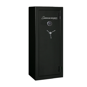 American Security BFX6024-LTE-F-BK-A Gun Safe 8-8-14+1  Black Textured Finish with Chrome Hardware (CONTACT FOR QUOTE ON SHIPPING)