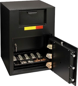 American Security BWB2020FL-E1 Front Load Wide Body B-Rate Chest Charcoal Gray Textured Finish with Chrome Hardware Electronic Lock 218lbs (CONTACT FOR QUOTE ON SHIPPING)