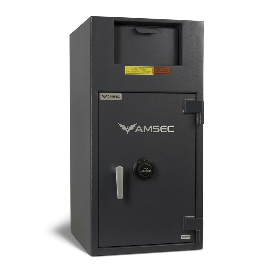 American Security BWB3020FL-E1 Front Load Wide Body B-Rate Chest Charcoal Gray Textured Finish with Chrome Hardware Electronic Lock 278lbs (CONTACT FOR QUOTE ON SHIPPING)