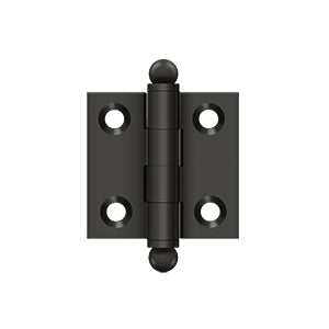 Deltana CH1515 Cabinet Hinge, 1-1/2" x 1-1/2", with Ball Tips (Pair)