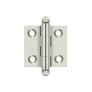 Deltana CH1515 Cabinet Hinge, 1-1/2" x 1-1/2", with Ball Tips (Pair)