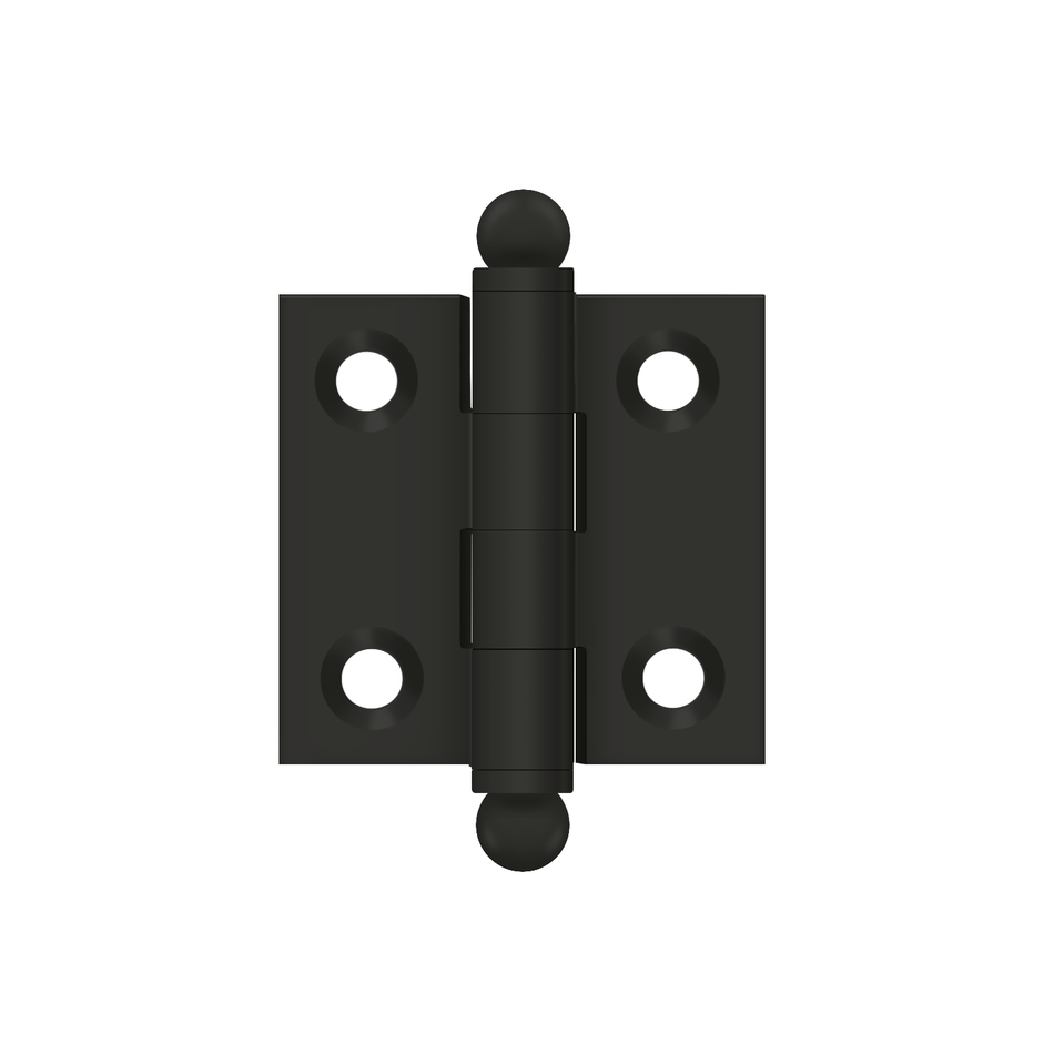 Deltana CH1515 Cabinet Hinge, 1-1/2" x 1-1/2", with Ball Tips (Pair)
