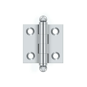 Deltana CH2015 Cabinet Hinge, 2" x 1-1/2", with Ball Tips (Pair)